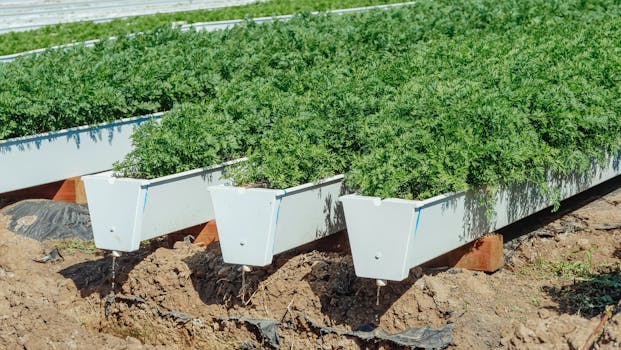 urban garden filled with herbs and vegetables