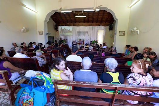 community members participating in a neighborhood watch meeting