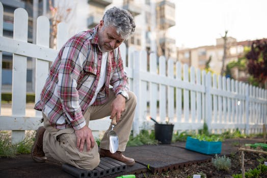 urban gardening in a city