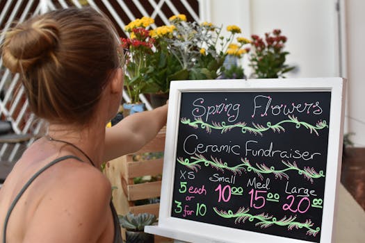 a vibrant community garden