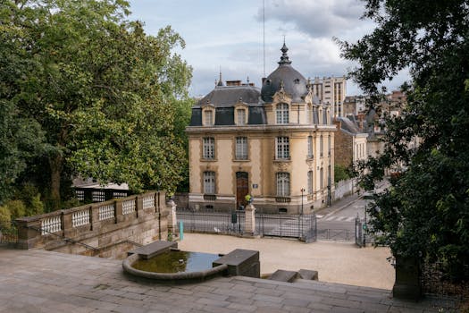 a rooftop garden in the city