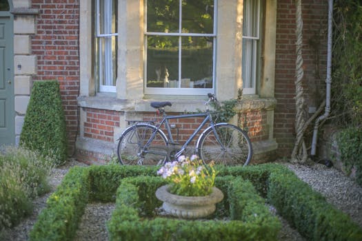 tranquil urban garden