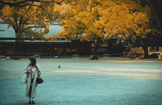 serene park in urban setting