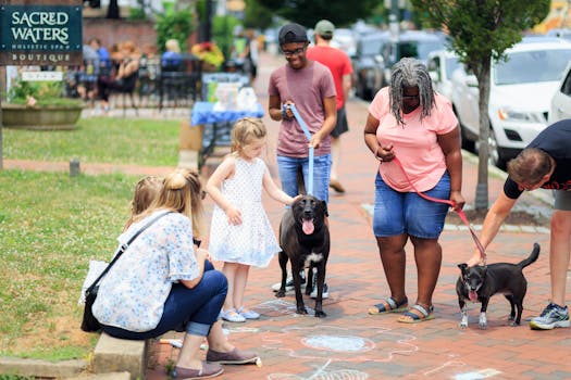 family enjoying a day out in the city