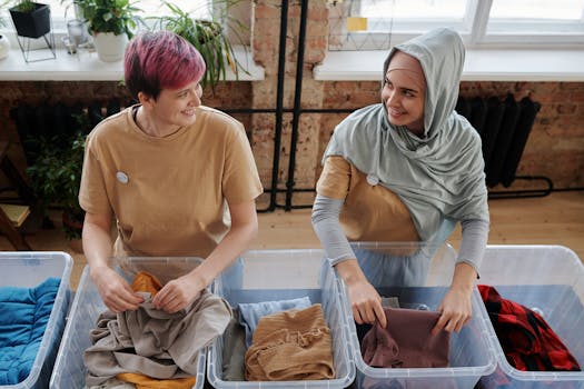 community garden with diverse volunteers